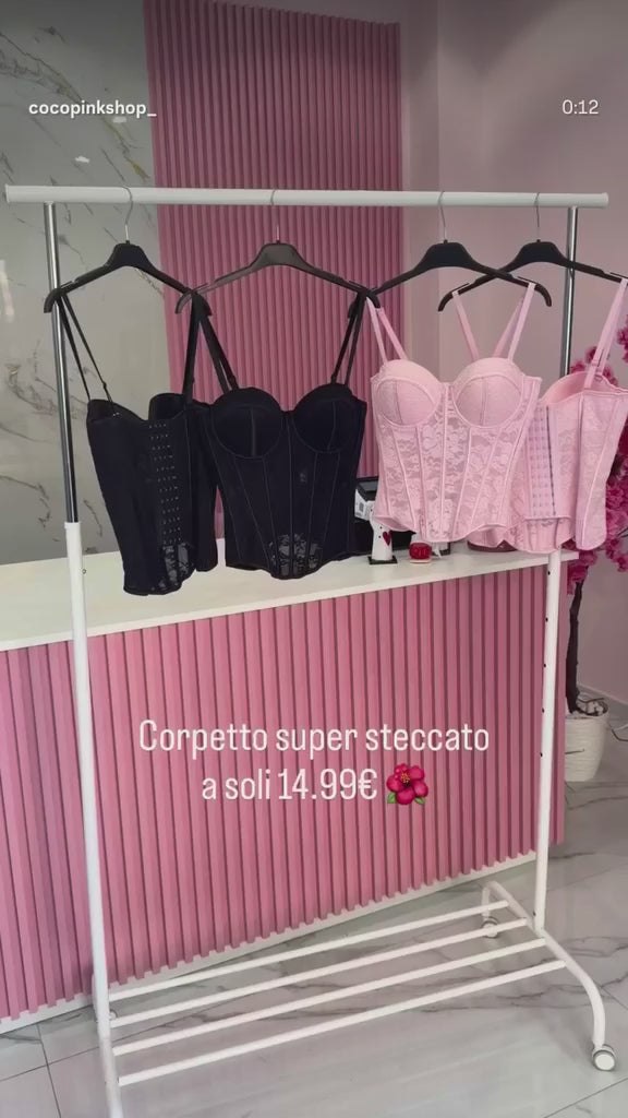 Corpetto Steccato in Pizzo